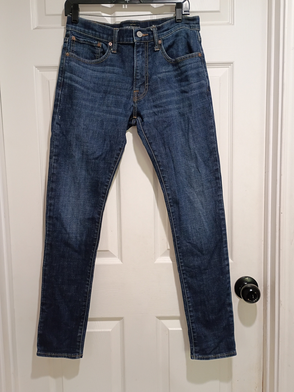 Lucky Brand Men's Slim Taper Jeans in Dark Blue Wash Size 30x32